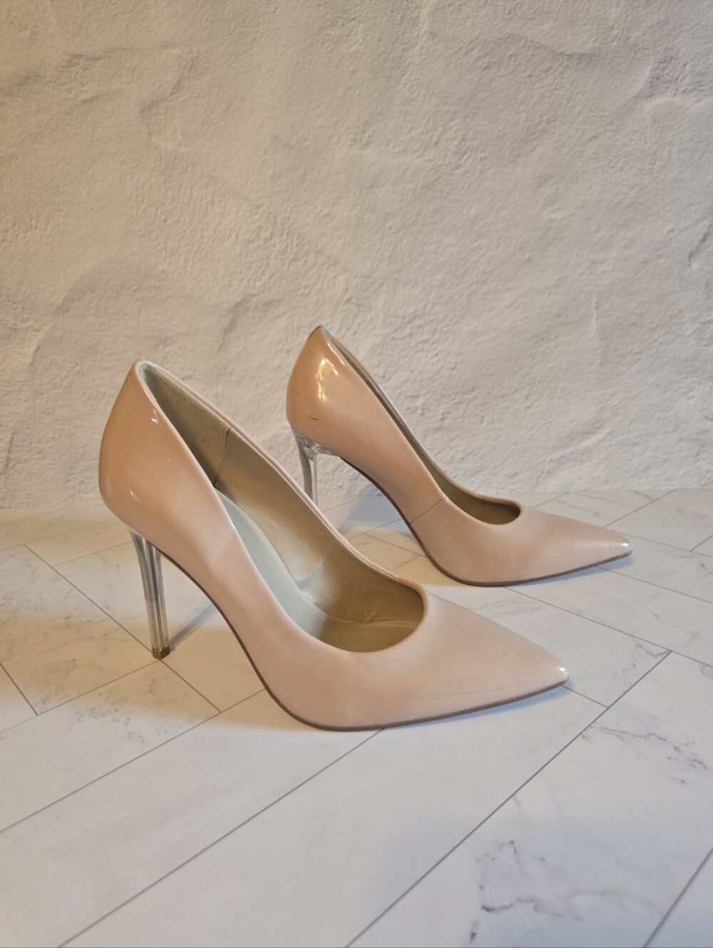 Clear Heeled High Heels